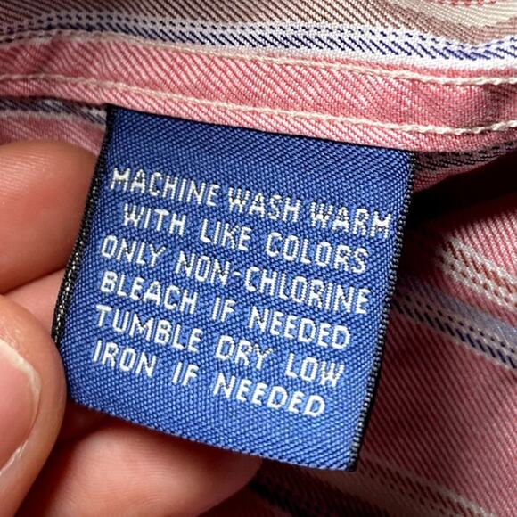 Faconnable XL - Striped Multicolor Button-Up Shirt - Long Sleeve - Picture 12 of 13